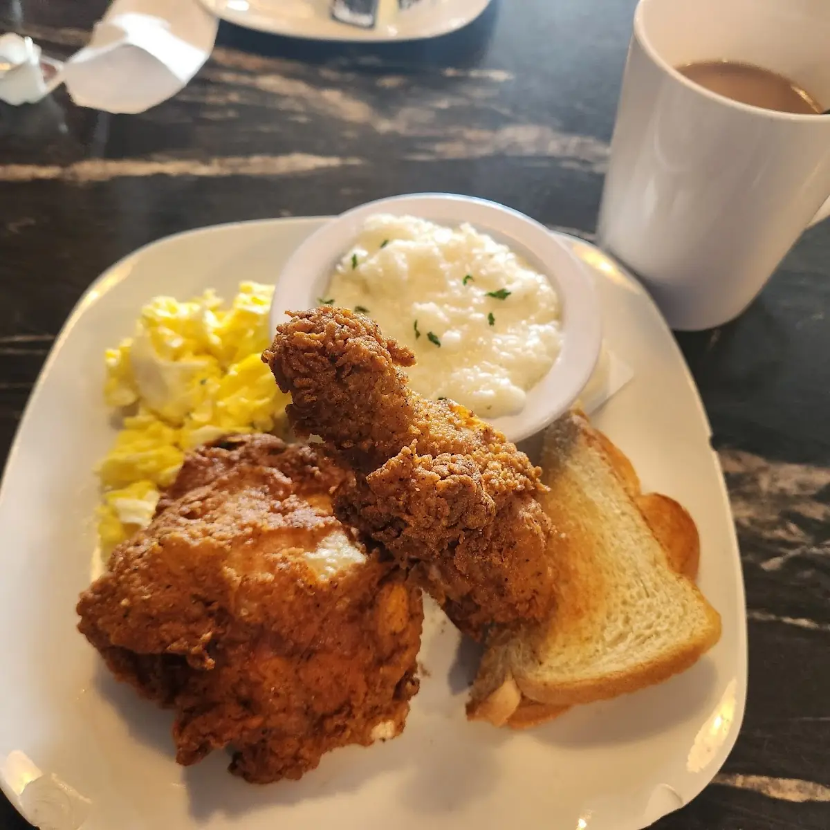 Fried Chicken Breakfast