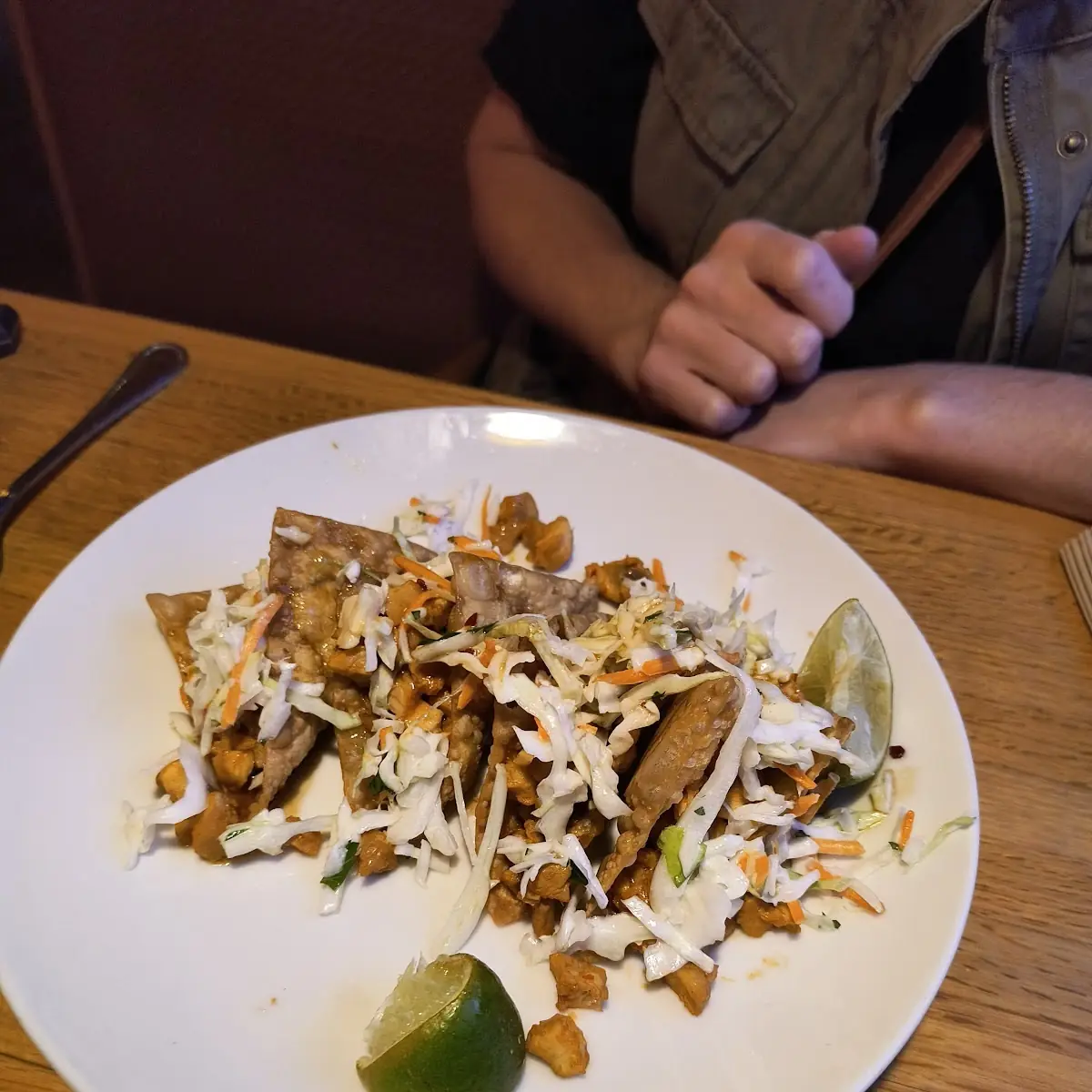 Wonton Chicken Tacos