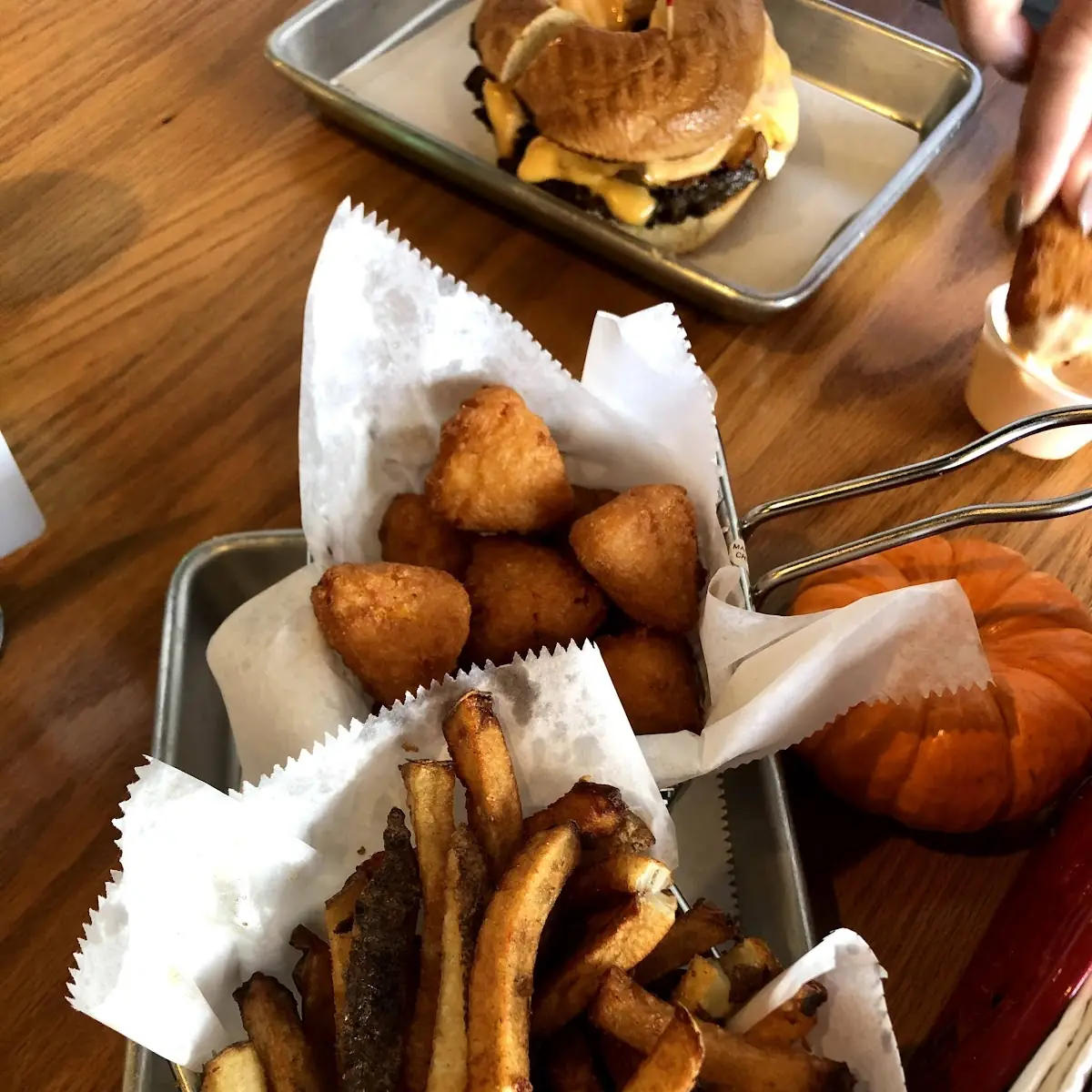 Fries and Mac and Cheese Balls