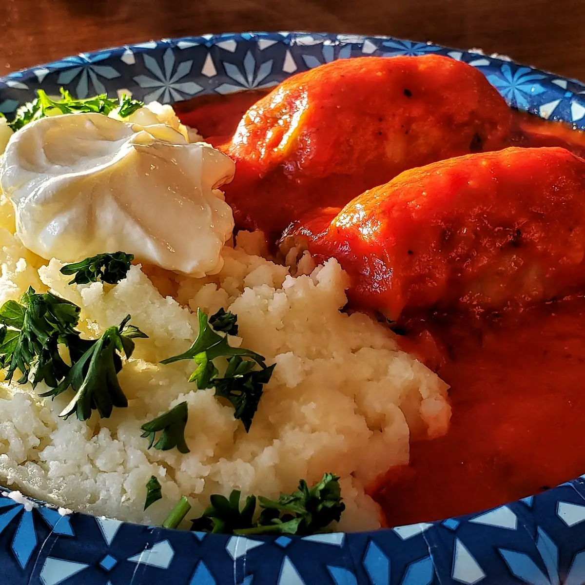 Stuffed Cabbage Mashed Potatoes