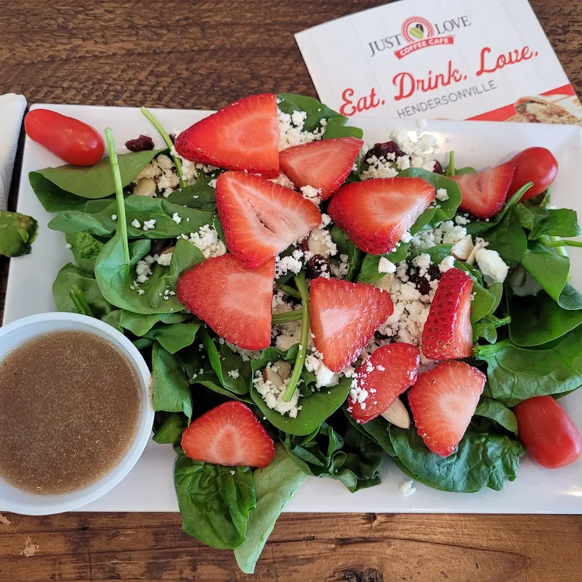 Strawberry Spinach Salad