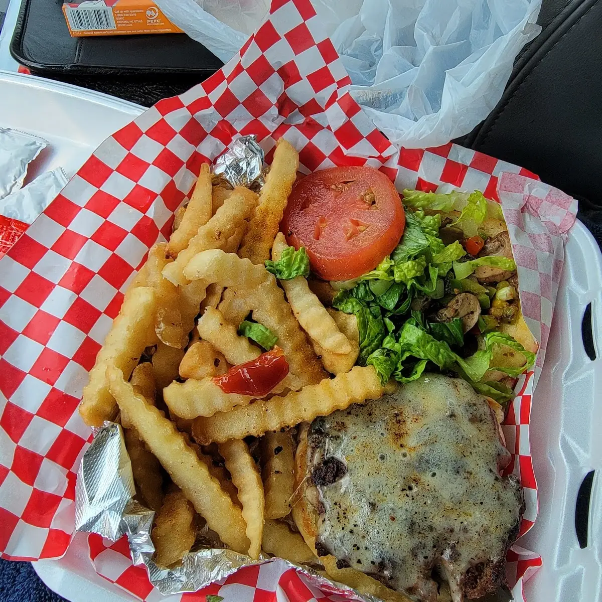Mushroom Swiss Burger