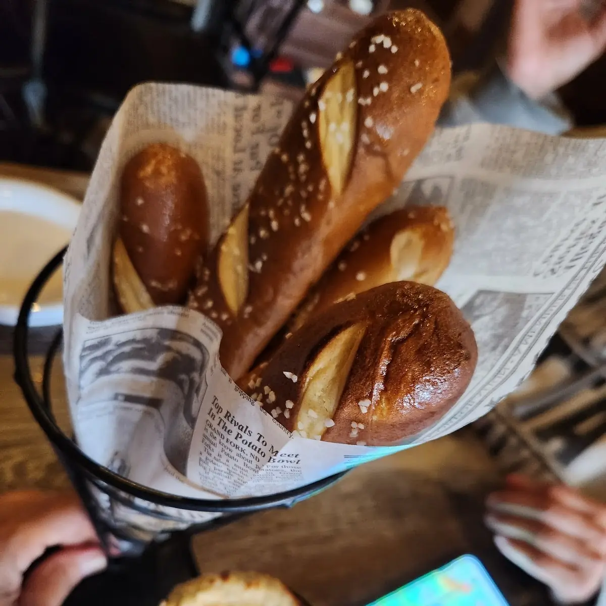 CTG Pretzel Beer Cheese Platter