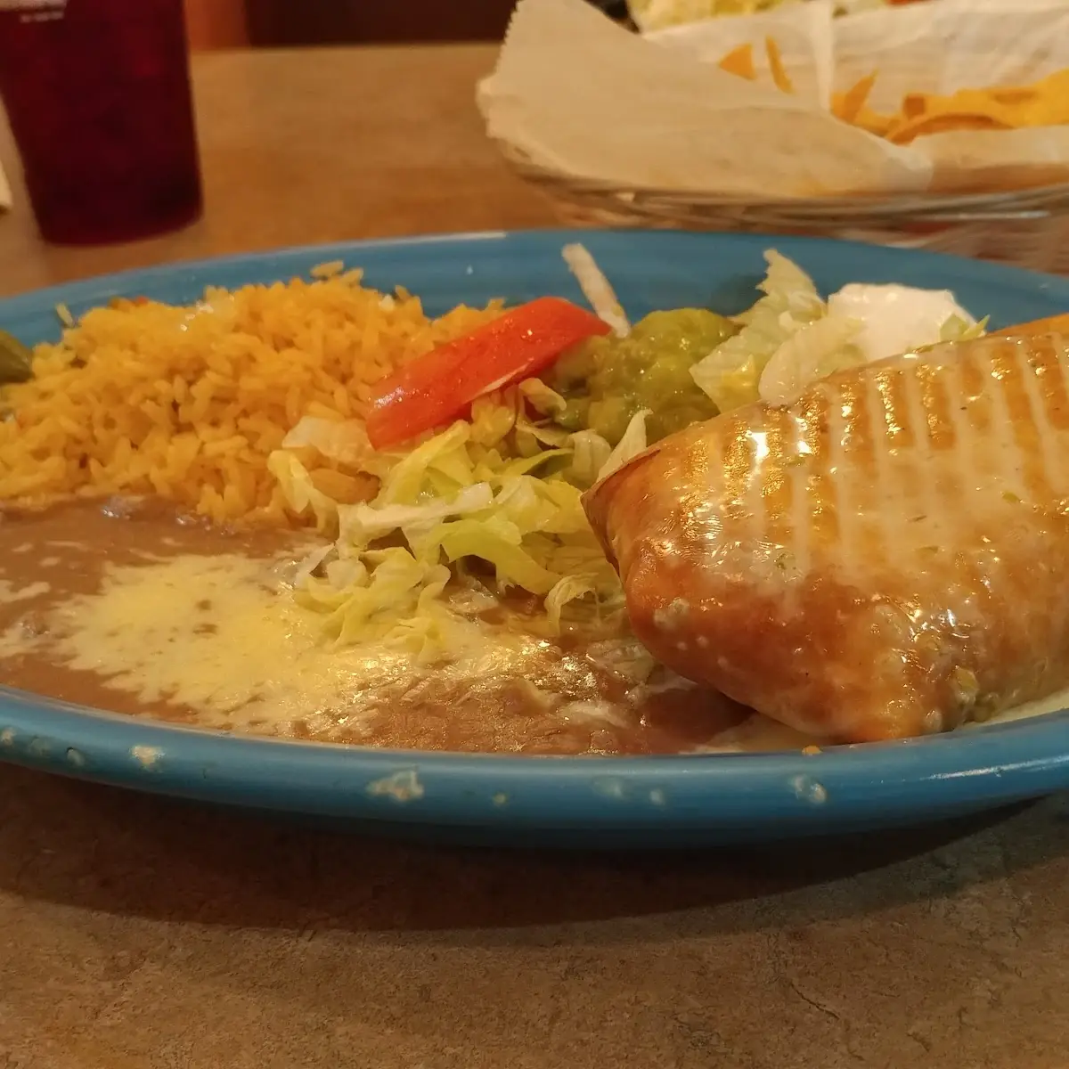 Chile Relleno Lunch Platter