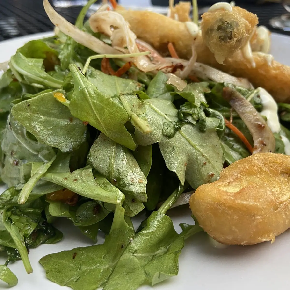 Fried Asparagus Salad