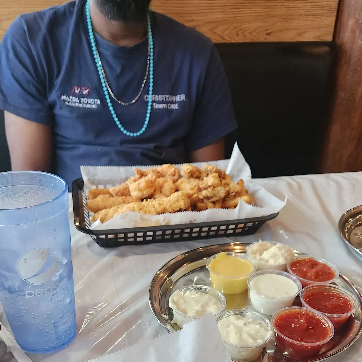 Fried Shrimp 5 & Fish 2