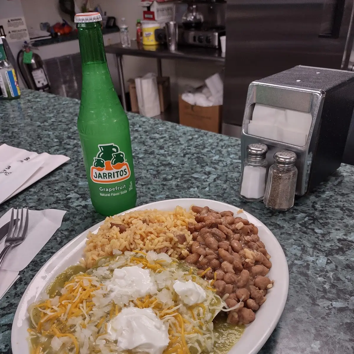 Enchiladas Verde