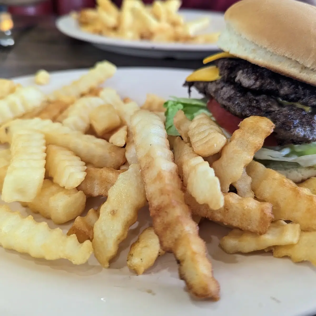 Double Cheese Burger with Fries