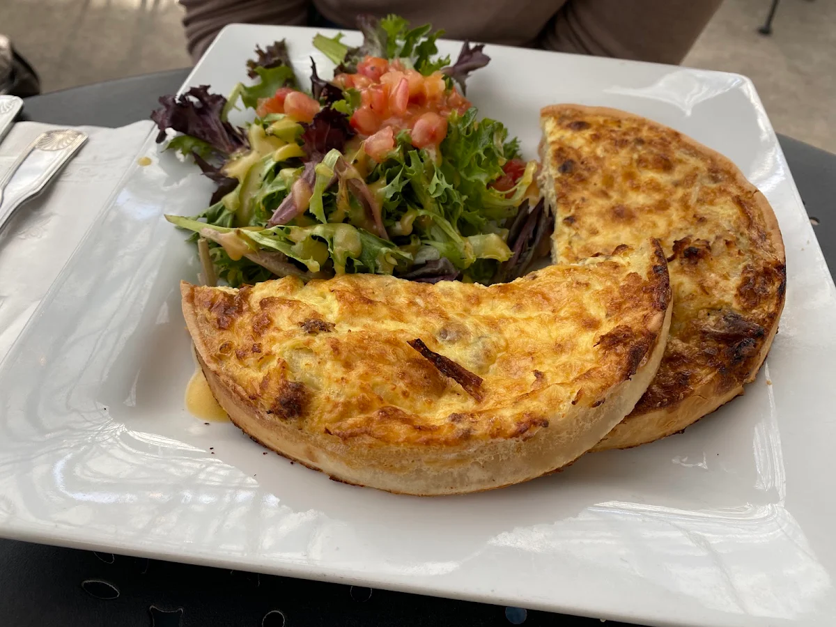 Quiche Lorraine and Salad