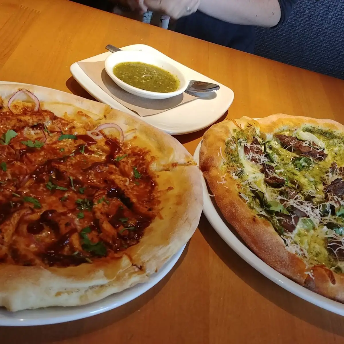 Carne Asada Pizza with Salsa Verde