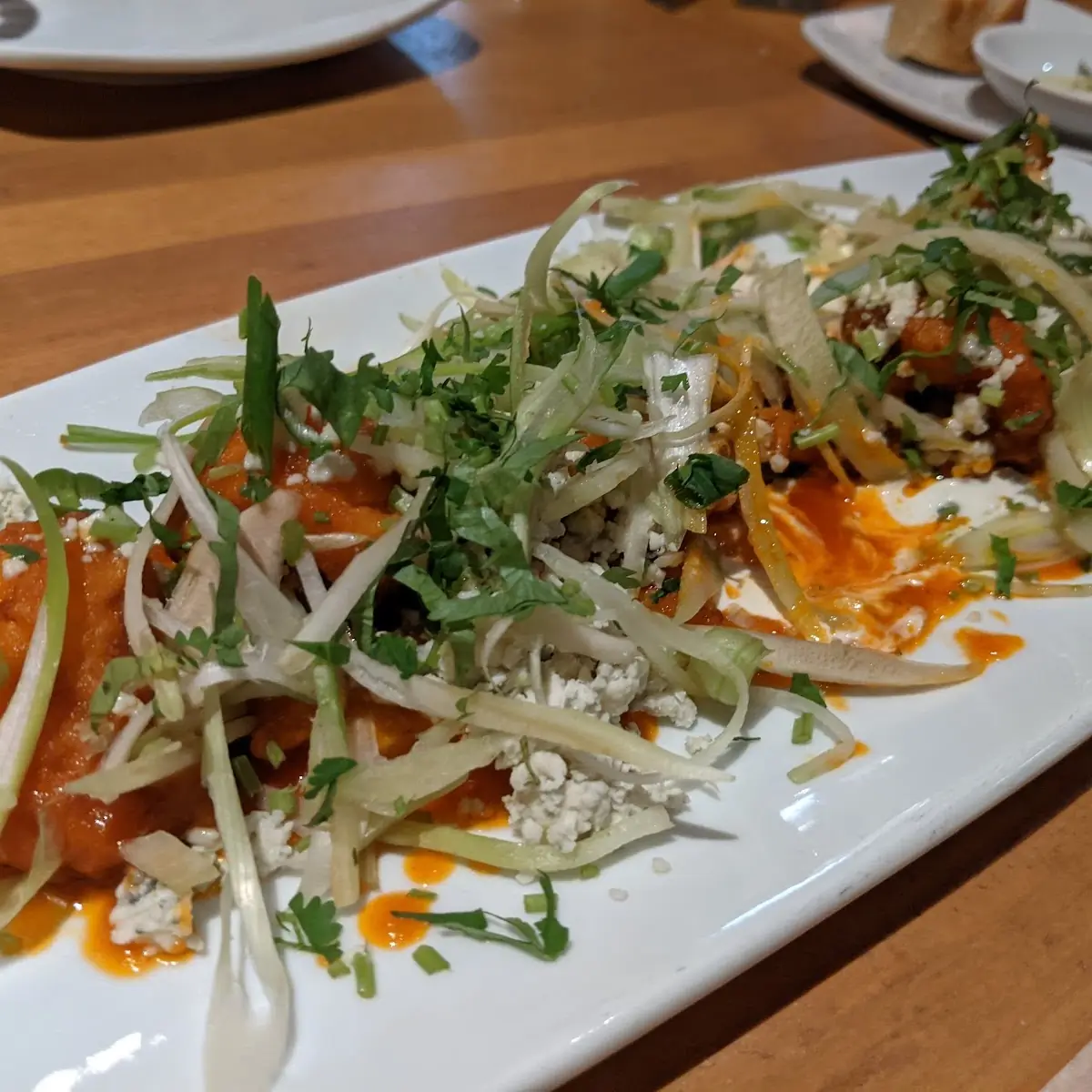 Cauliflower with Buffalo Sauce