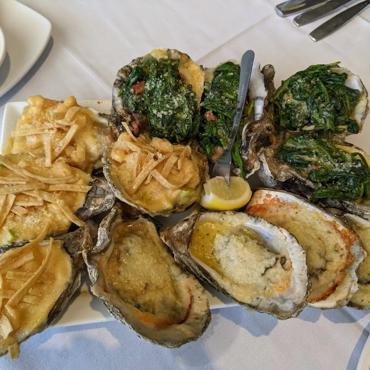 Oysters Rockefeller