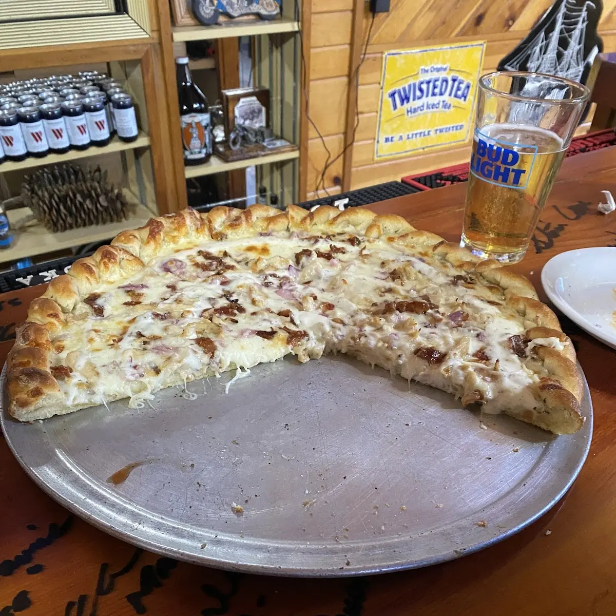 Chicken Bacon Ranch Pizza