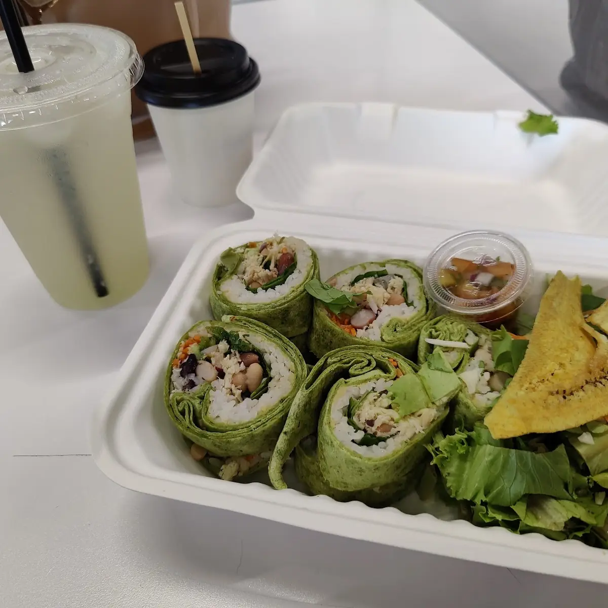 Mini Wrap de Espinaca