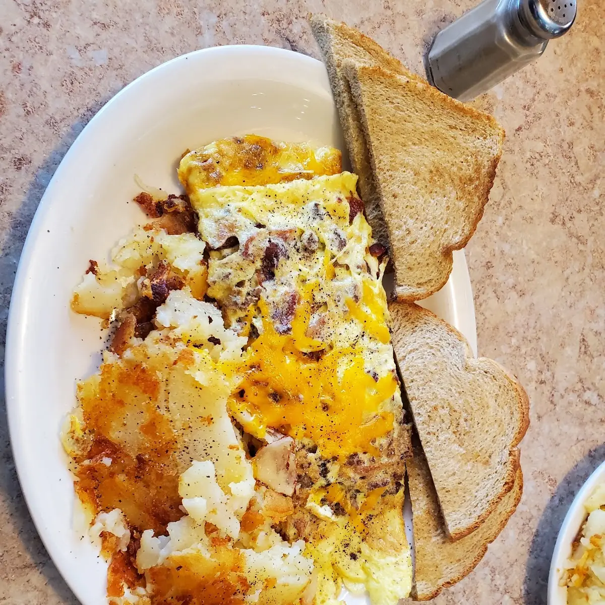Bacon Cheeseburger Omelet