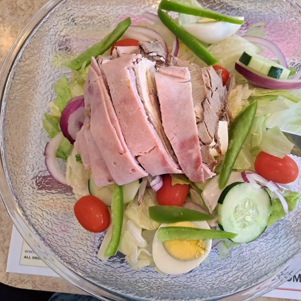 Chef Salad with Homemade Ranch Dressing