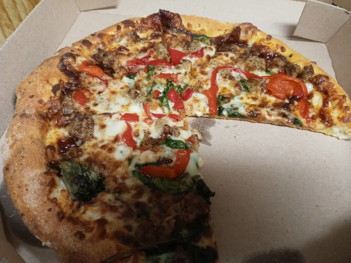Hand Tossed Spinach Peppers Beef