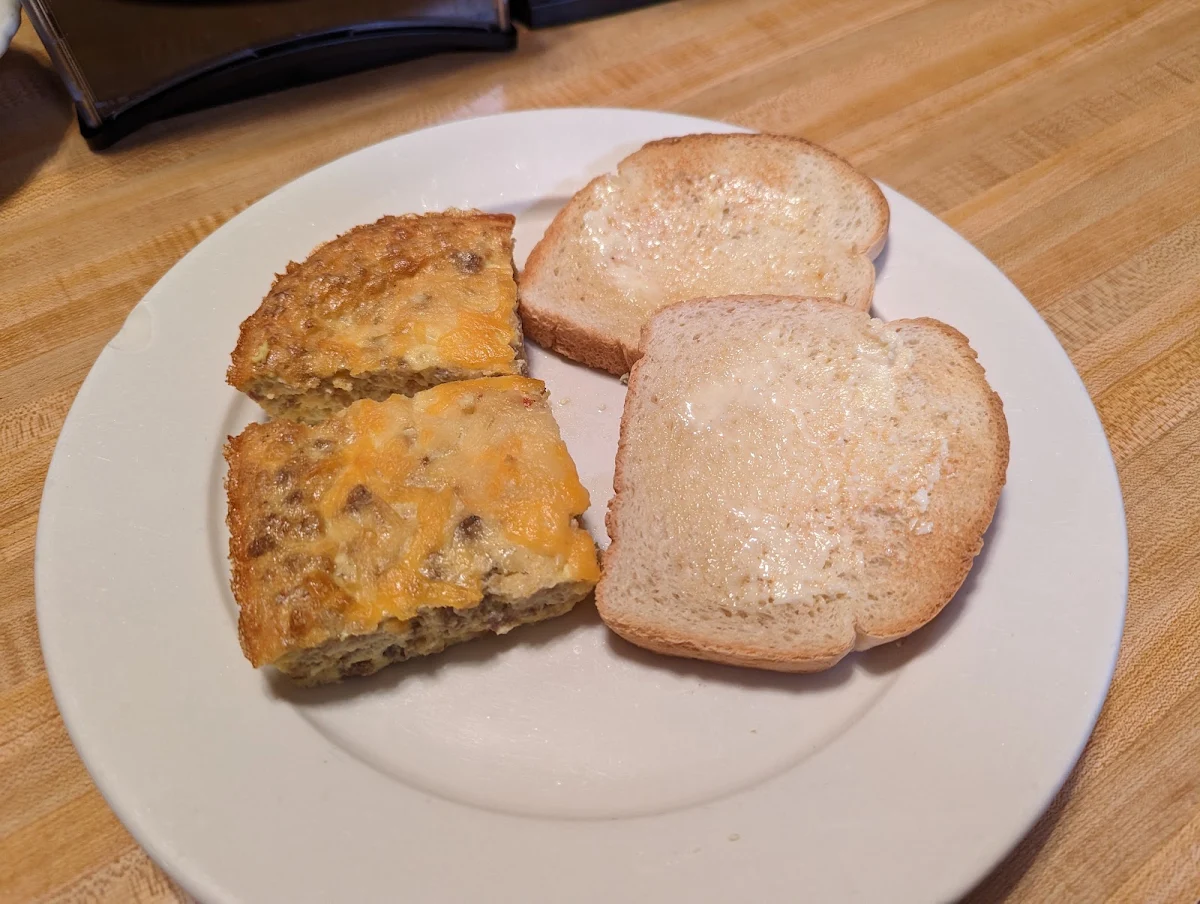 Sausage Egg and Cheese Casserole Special