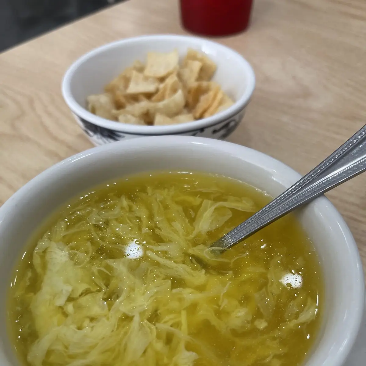 S06. Flaming Red Wonton Soup (For 2)
