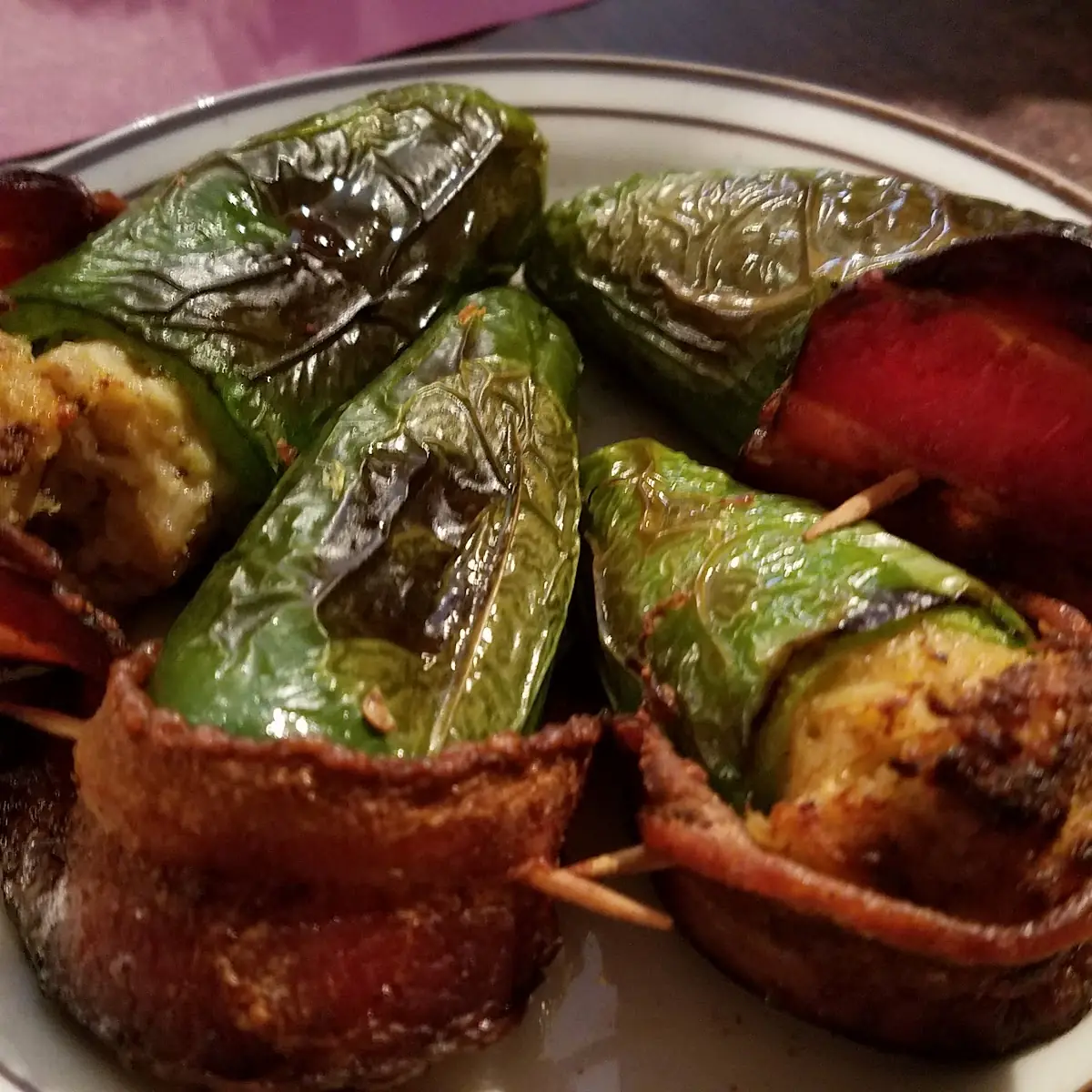 Bacon Wrapped Jalapeño Poppers