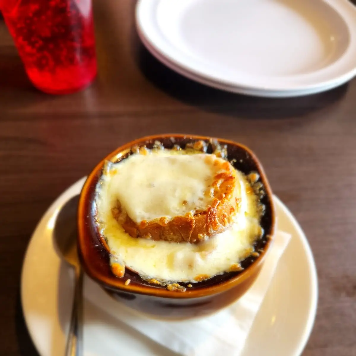 French Onion Soup Available at an Additional Cost