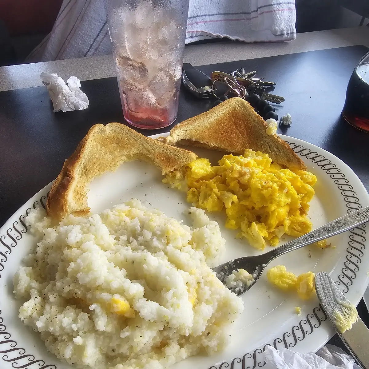 Grits and Scrambled Eggs