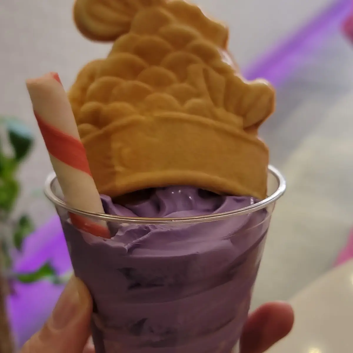 Ube Soft Serve Taiyaki