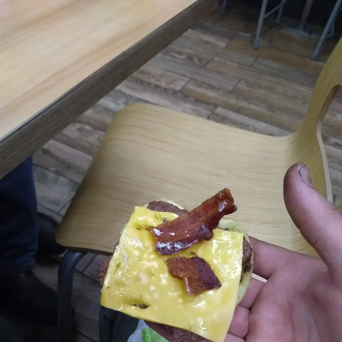 Junior Bacon Cheeseburger