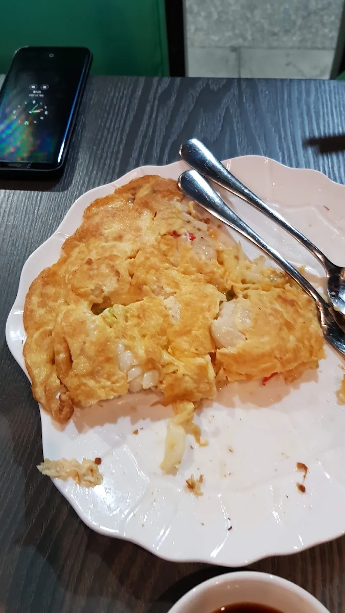 Seafood Omelet, duck duck kitchen