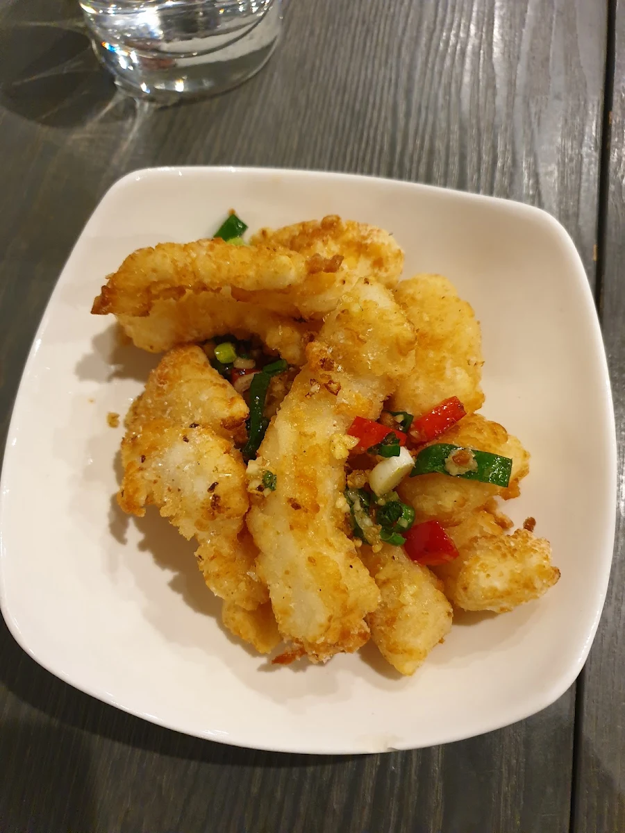 Spicy Salt and Pepper Calamari, duck duck kitchen