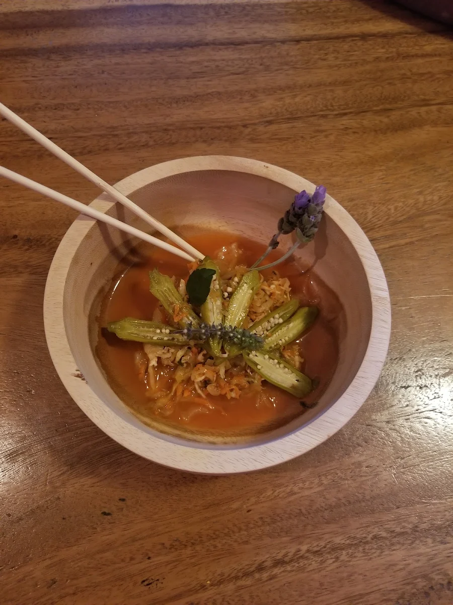 Pickled Okra and Kimchi