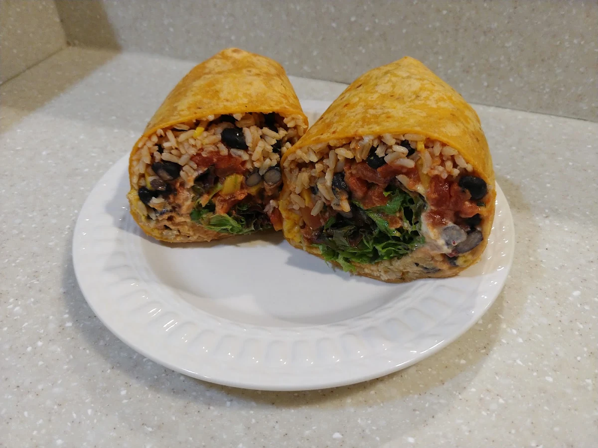 Vegan Crab Cake Wrap