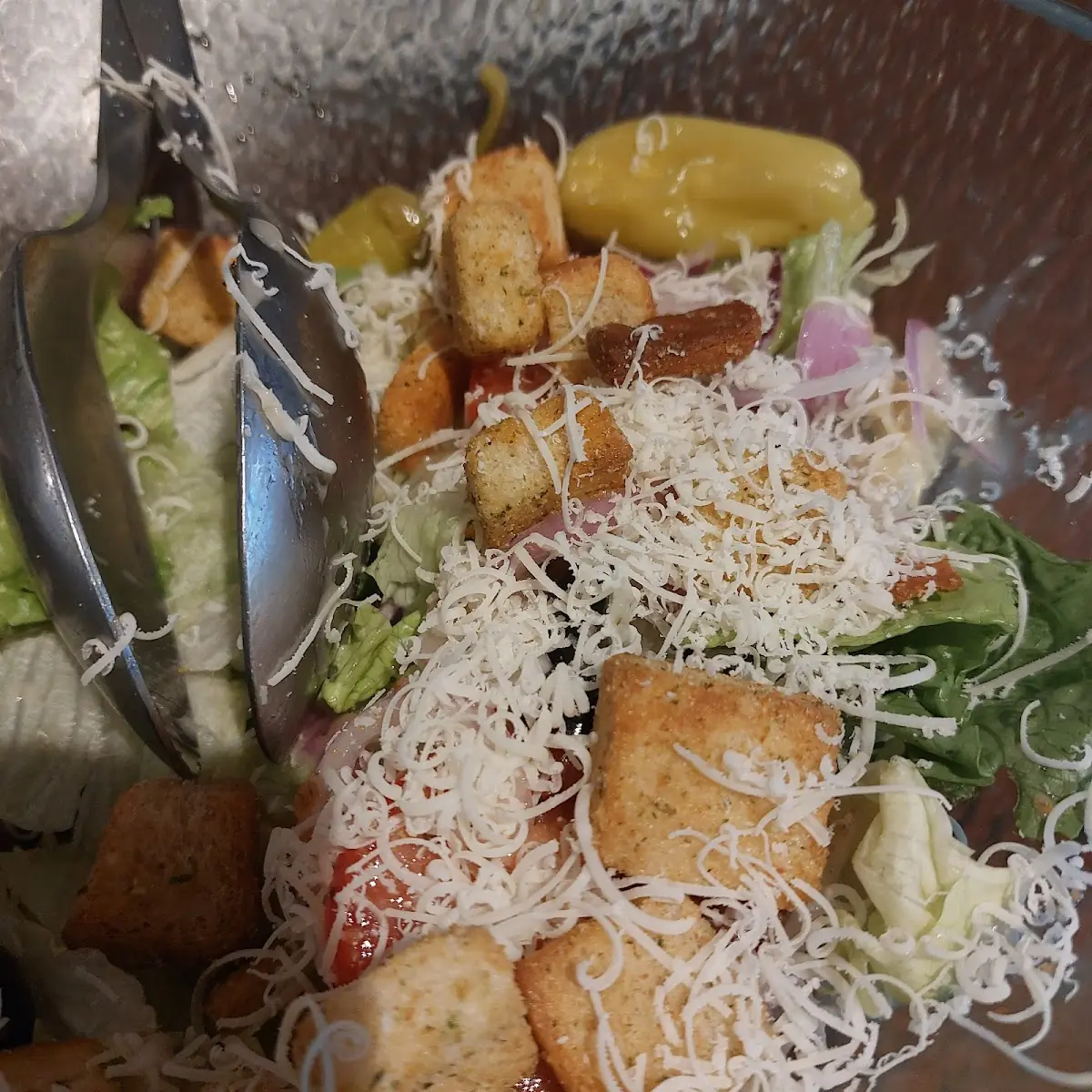 Salad and Bread Sticks