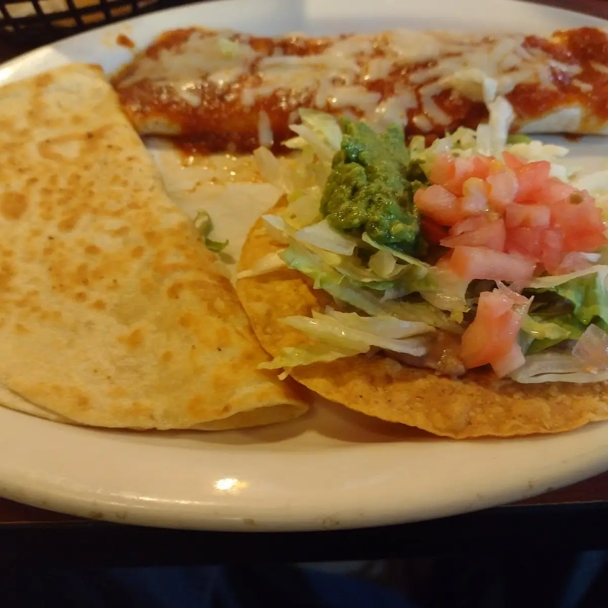 Tostadas Cheese Quesadilla