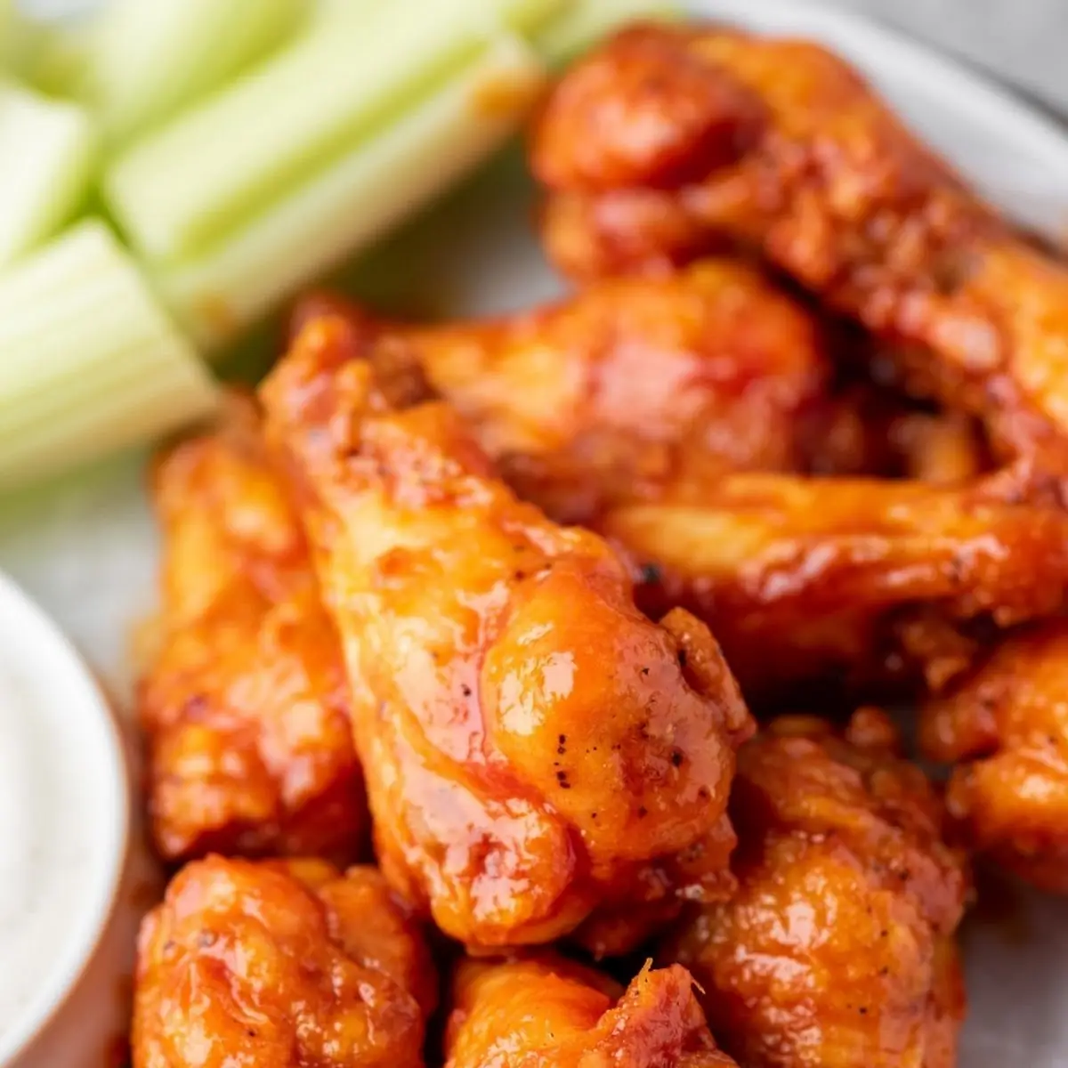 Garlic Honey Hot Wings