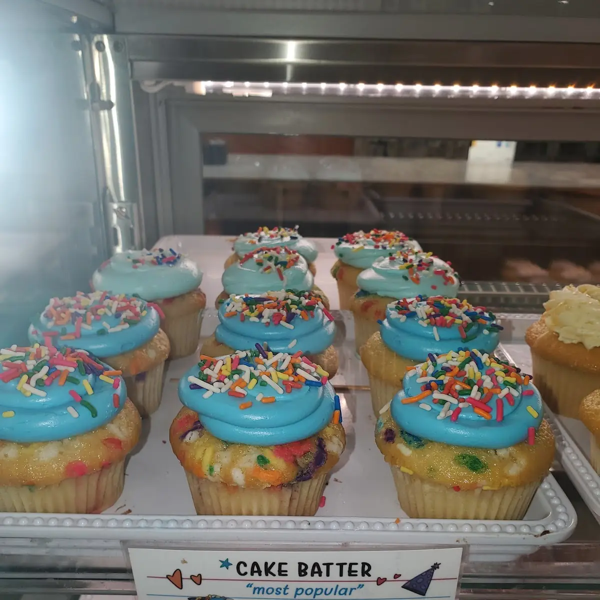 Cake Batter Cupcake