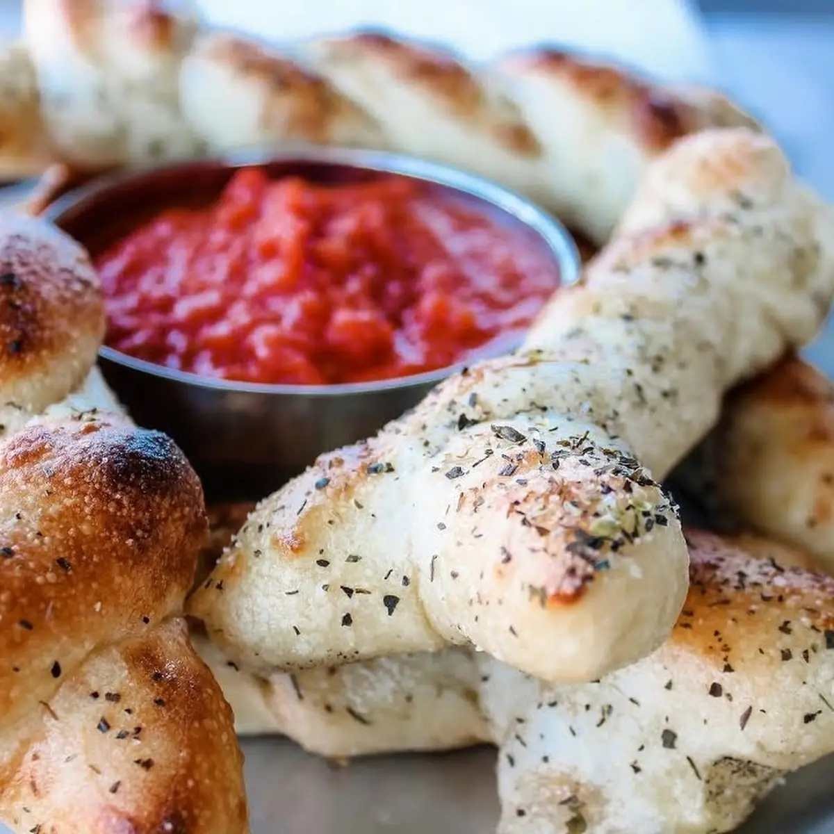 Bread Sticks and Marinara Sauce