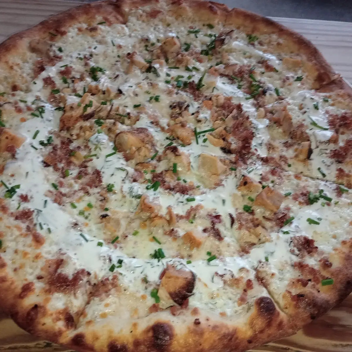 Chicken Bacon Ranch Pizza