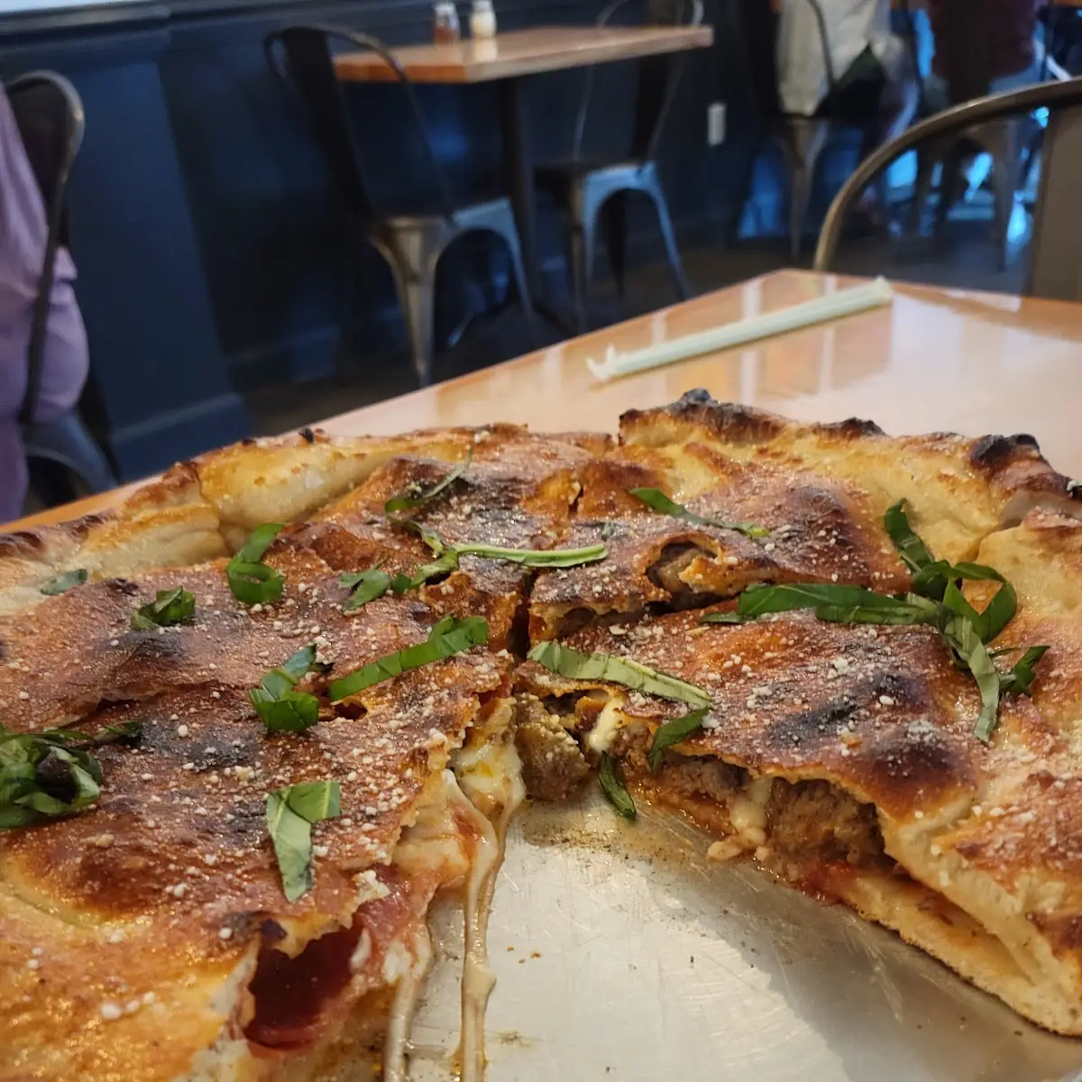 Stuffed Meat Pizza