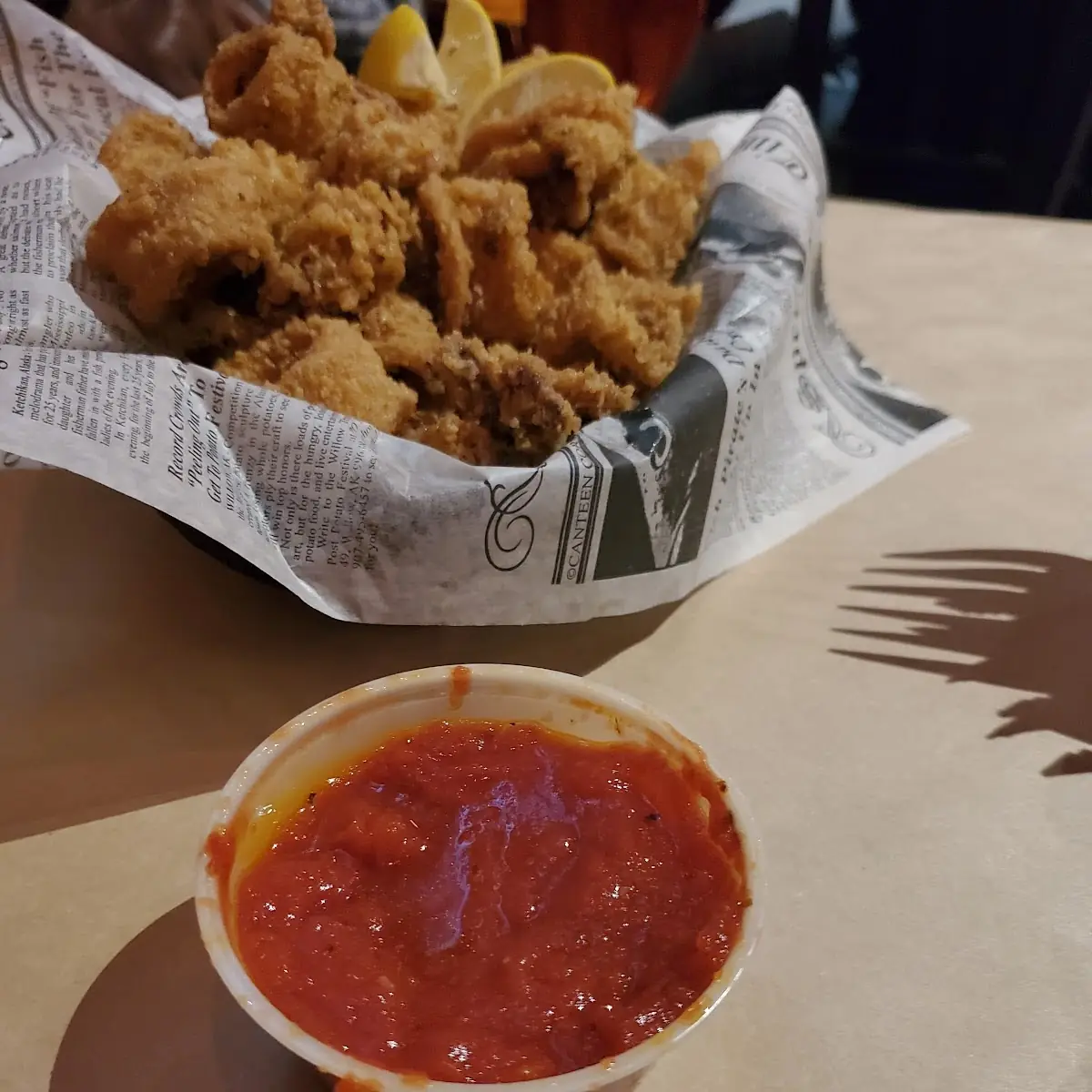 Calamari and Dipping Sauces
