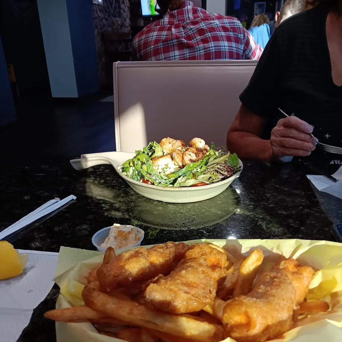 Salmon Fish & Chips