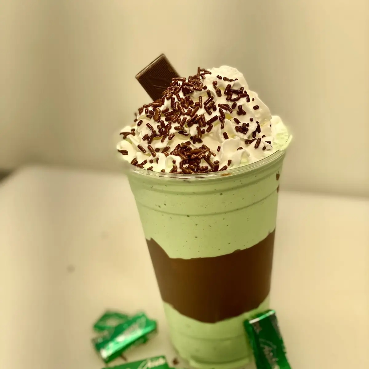 Malteada De Menta Y Chocolate Mint Chocolate Milkshake