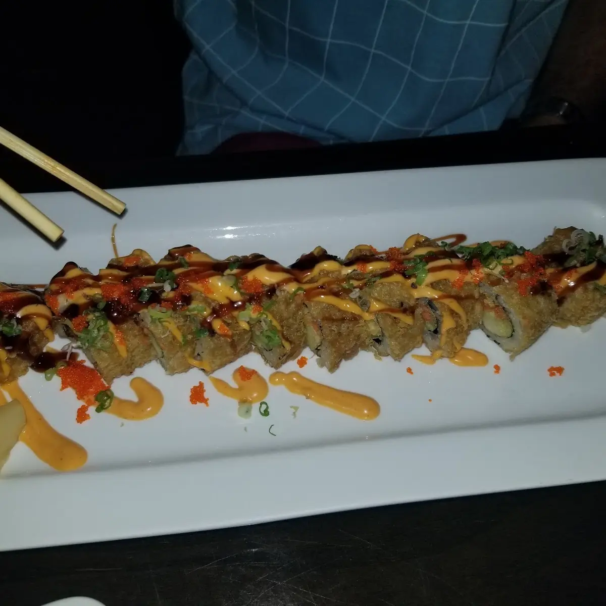 Shrimp Tempura and Alaskan Roll