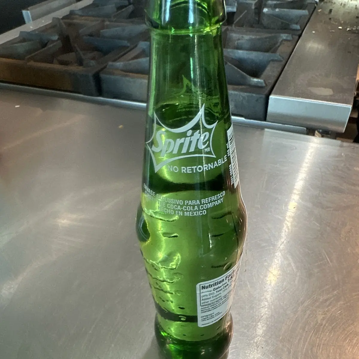 Mexican Glass Sprite Bottle