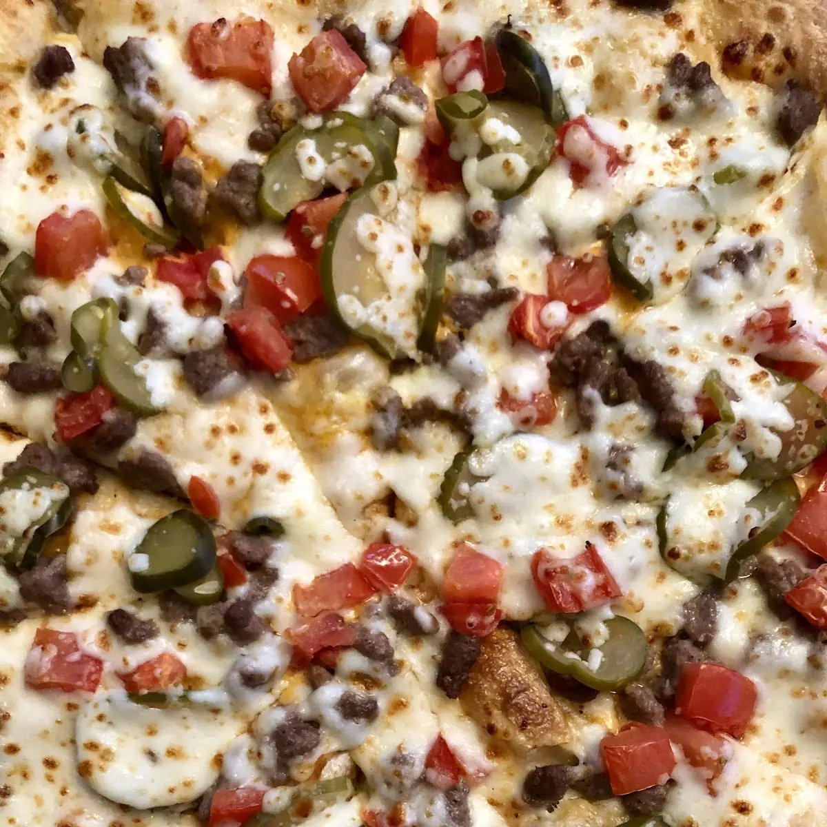 Large Double Cheeseburger Pizza
