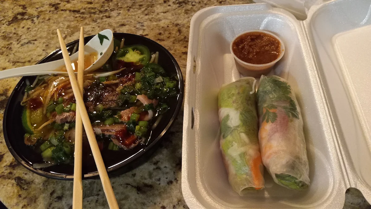 Fresh BBQ Spring Rolls 2