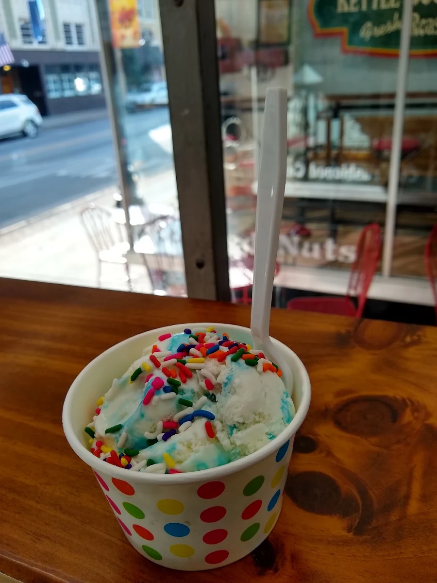 Birthday Cake Ice Cream with Sprinkles