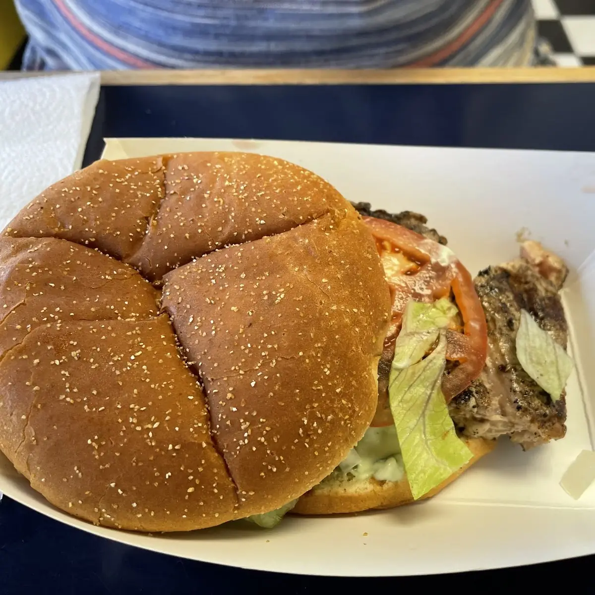 Grilled Tuna Steak Sandwich