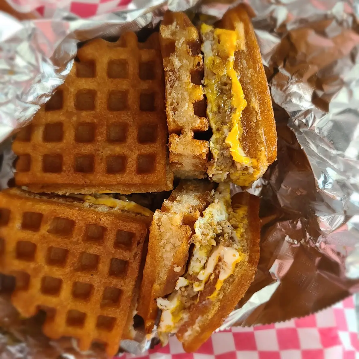 Waffle Breakfast Sandwich