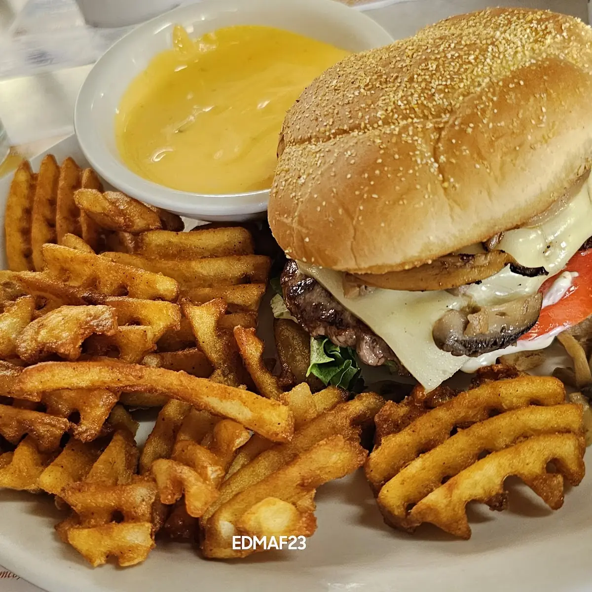 Mushroom Swiss Burger